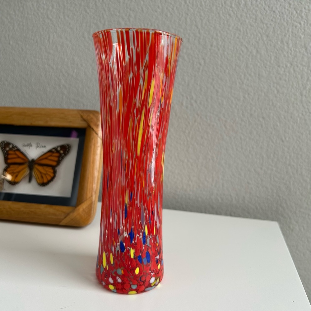 Zecchin style Murano glass vase